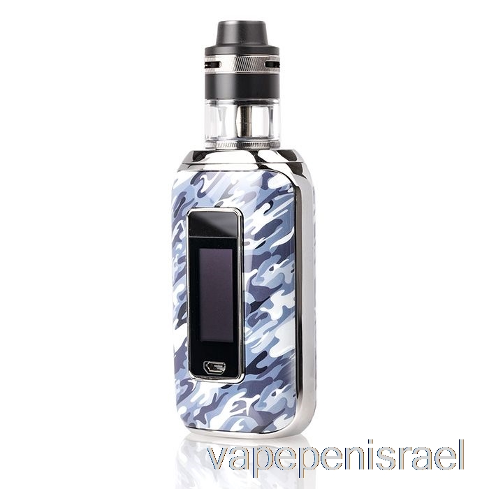 Vape Israel Aspire חד פעמי Skystar Revvo 210w מסך מגע ערכת התחלה כחול Camo